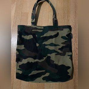 J.Crew camo tote bag